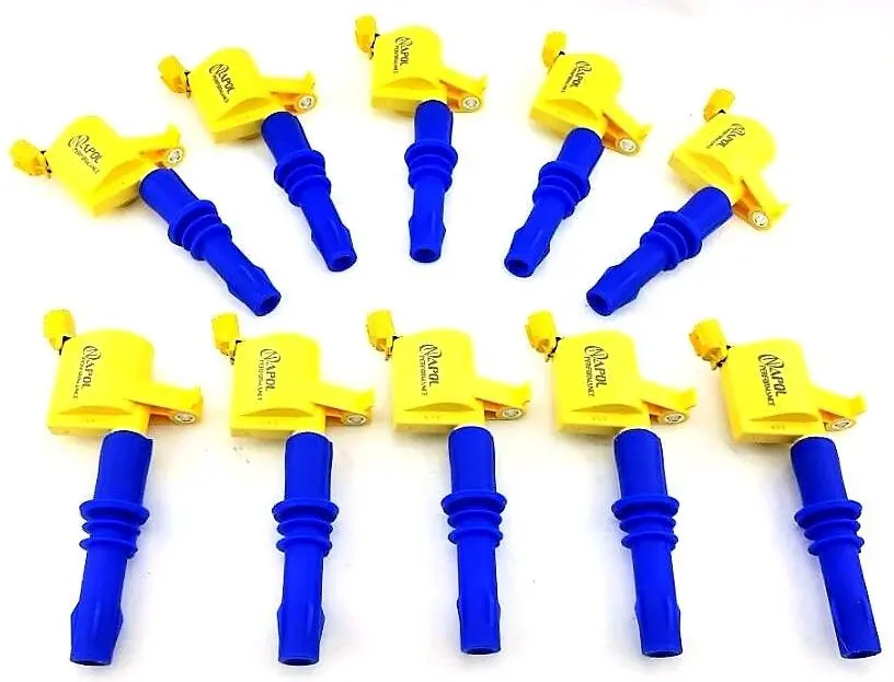 10 Set Ignition Coils Ford Sd F-350 F-450 F-550 F350 F450 F550 F53 V10 6.8L 6.8 1