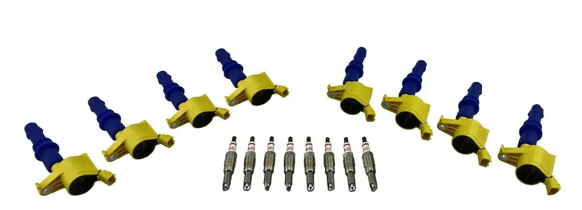 8 Ignition Coil & Spark Plugs 04-08 F-150 Mark Lt Navigator 5.4L Mountaineer 4.6 1