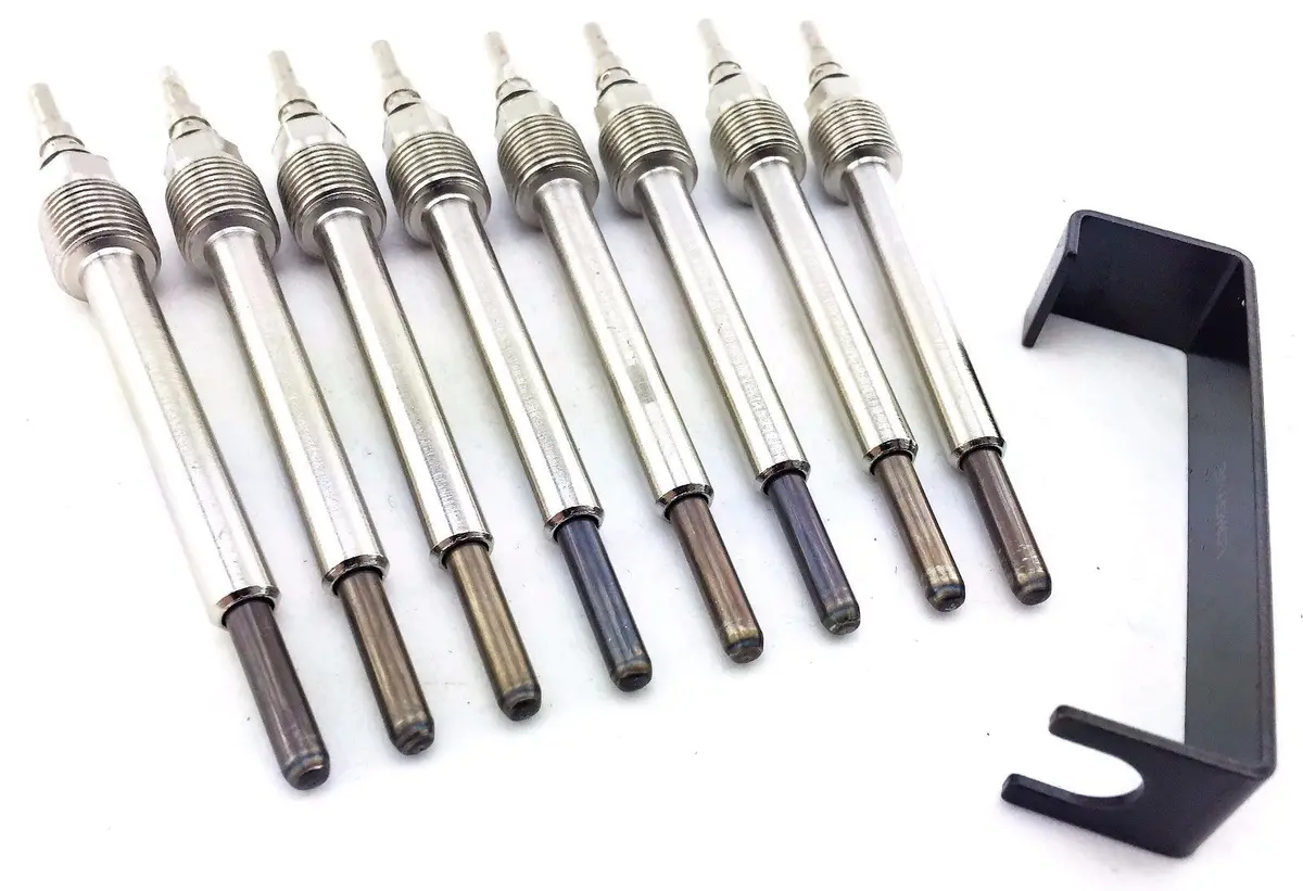 04-2010 Ford Powerstroke F-250 F-350 6.0L Turbo Diesel Glow Plugs W Removal Tool 1