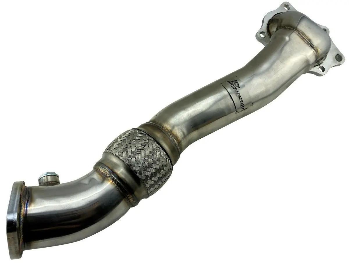 Turbo Exhaust Downpipe For 08-15 Lancer Evolution X Mr Evo Evox 10 2.0L Gsr 4B11 1