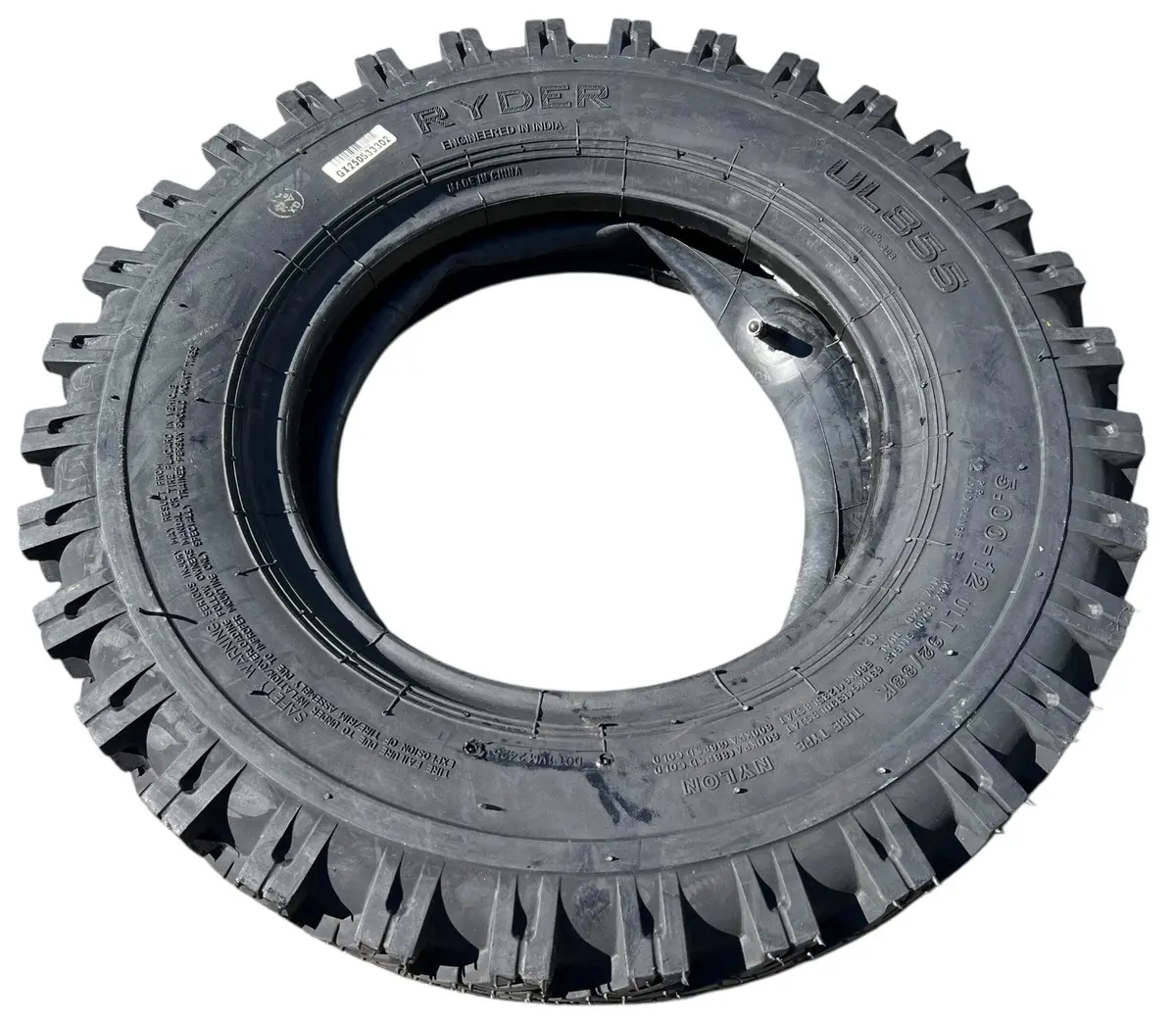 5" Wide 5.00-12 12" Tire 12Ply Rated + Tube Off Road Agricultural Farm Equipment 1