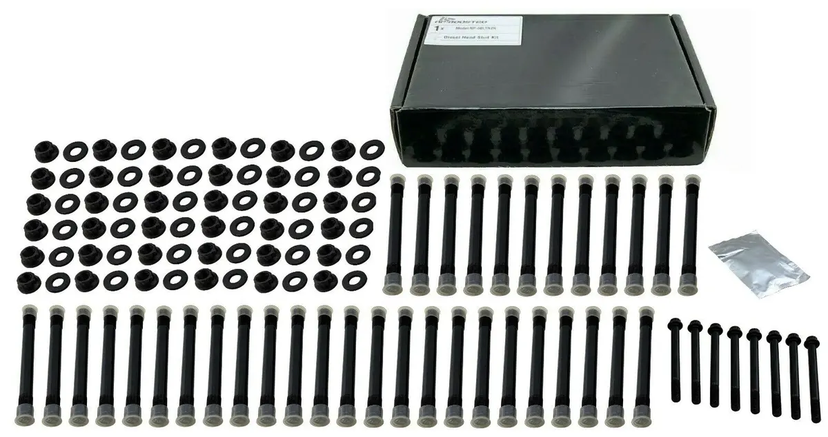 6.6L Duramax Heavy Duty Chromoly Cylinder Head Studs For 2001-16 Gmc 6.6L Diesel 1