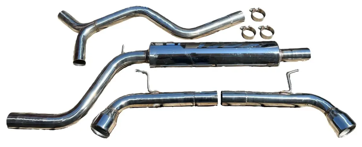 Ss Dual Exhaust Kit Fits 2015-17 Vw Volkswagen Gti Mk7 2.0T 2.5" Pipe To 3" Tips 1