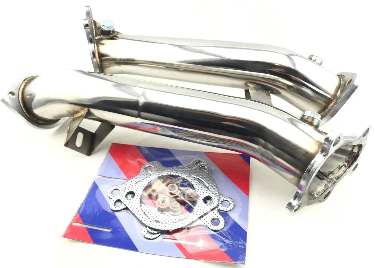 2009-2018 Gtr R35 Dual 3" Turbo Downpipes Stainless Steel For Gt-R Vr38dett 3.8L 1