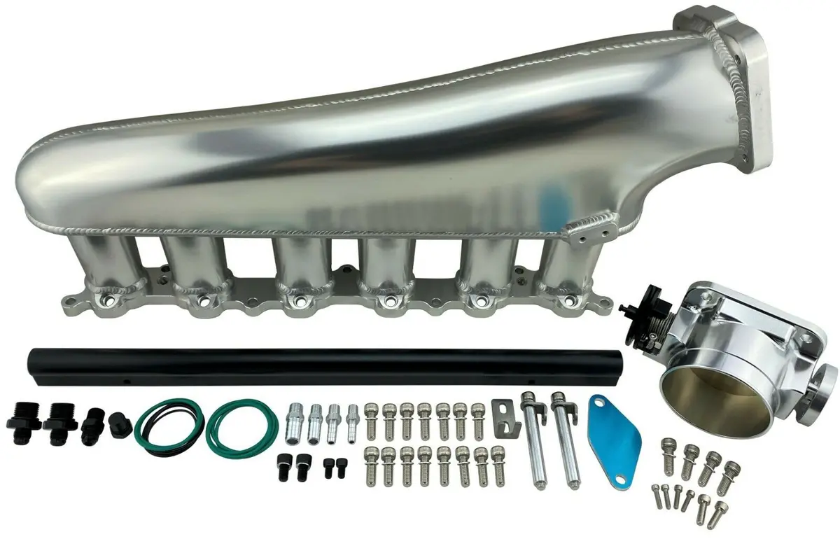 Jdm Intake Manifold Fuel Rail 90Mm Throttle Body For Supra Soarer Aristo 1Jzgte 1