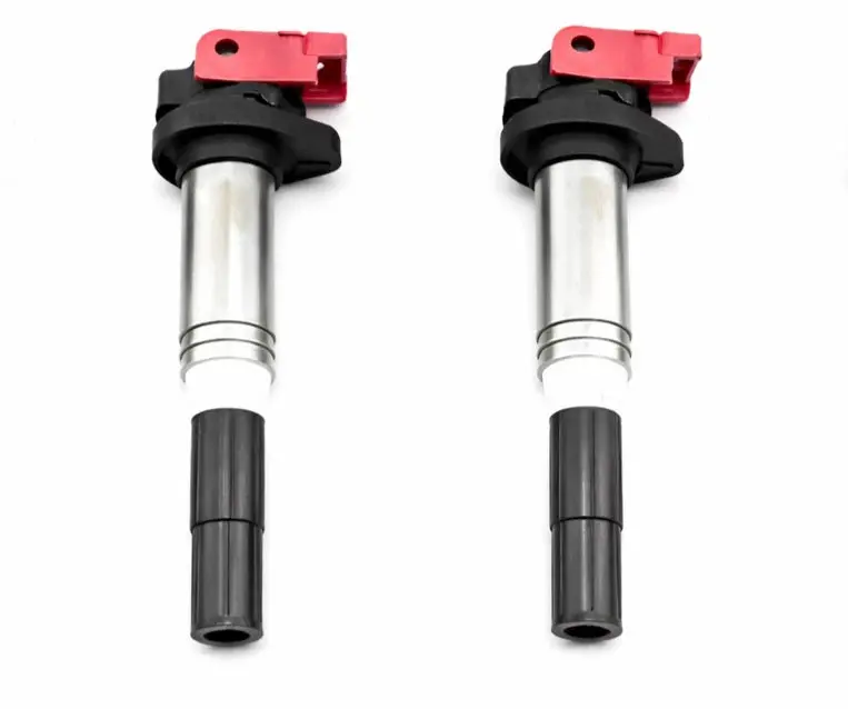 2 Ignition Coil Packs Red Fits 2.0L N20 3.0L N54 N55 4.4L N63 S55 S63 Twin Turbo 1
