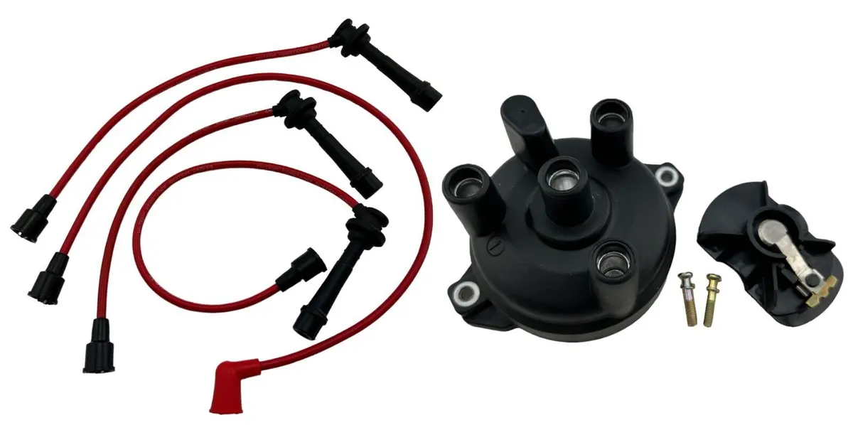 Distributor Cap Rotor Ignition Wires For 90-00 Carry Truck Every Jimny 660Cc F6a 1