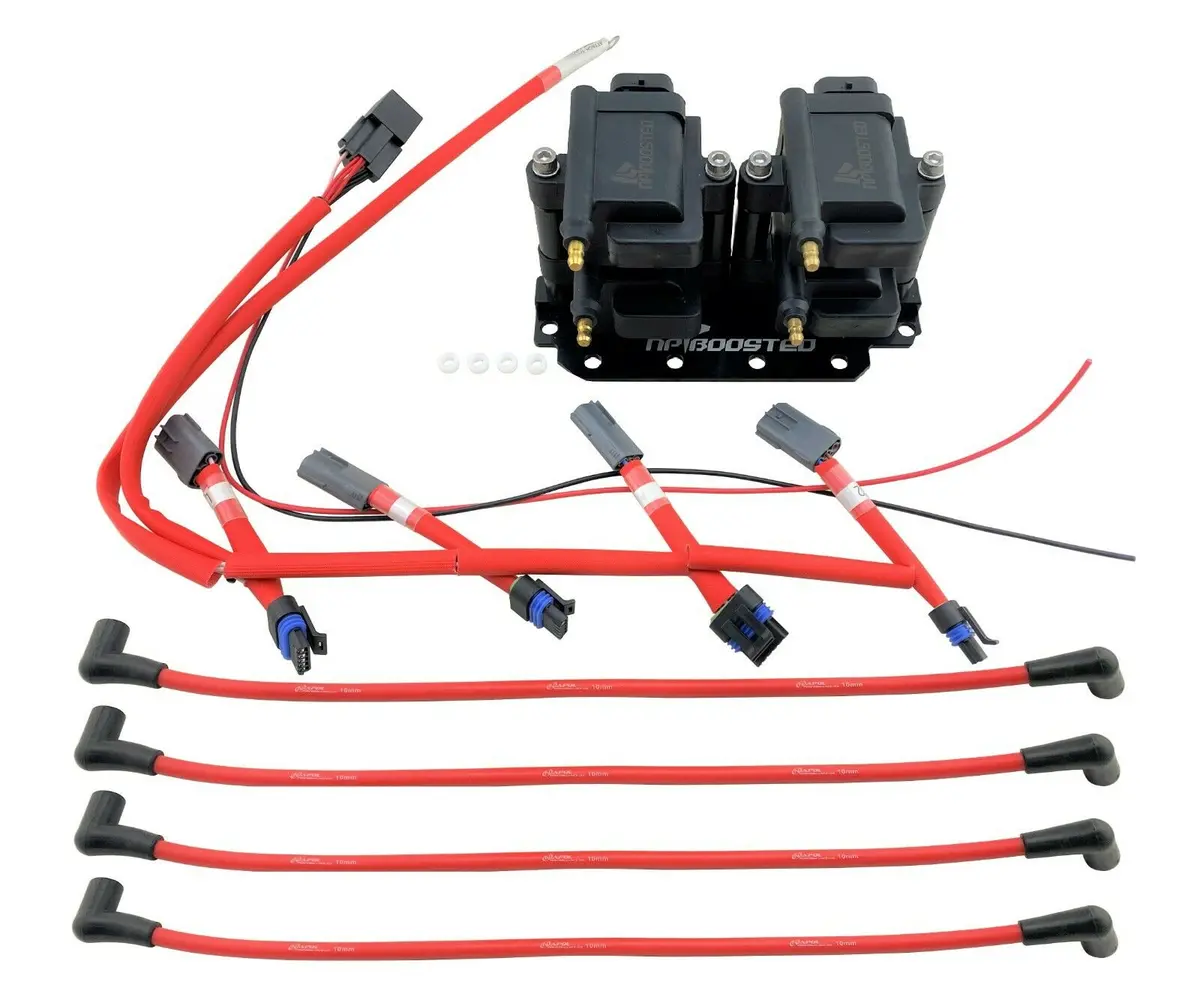 Fits Mazda Rx-8 Rx8 Smart Ignition Coil 10Mm Wires W/ Harness & Mounting Bracket 1