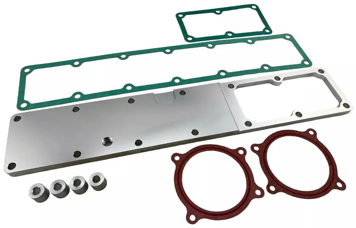 Hi Flow Intake Manifold Plenum Heater Plate Cover For 07+ Dodge Ram 6.7L Cummins 1