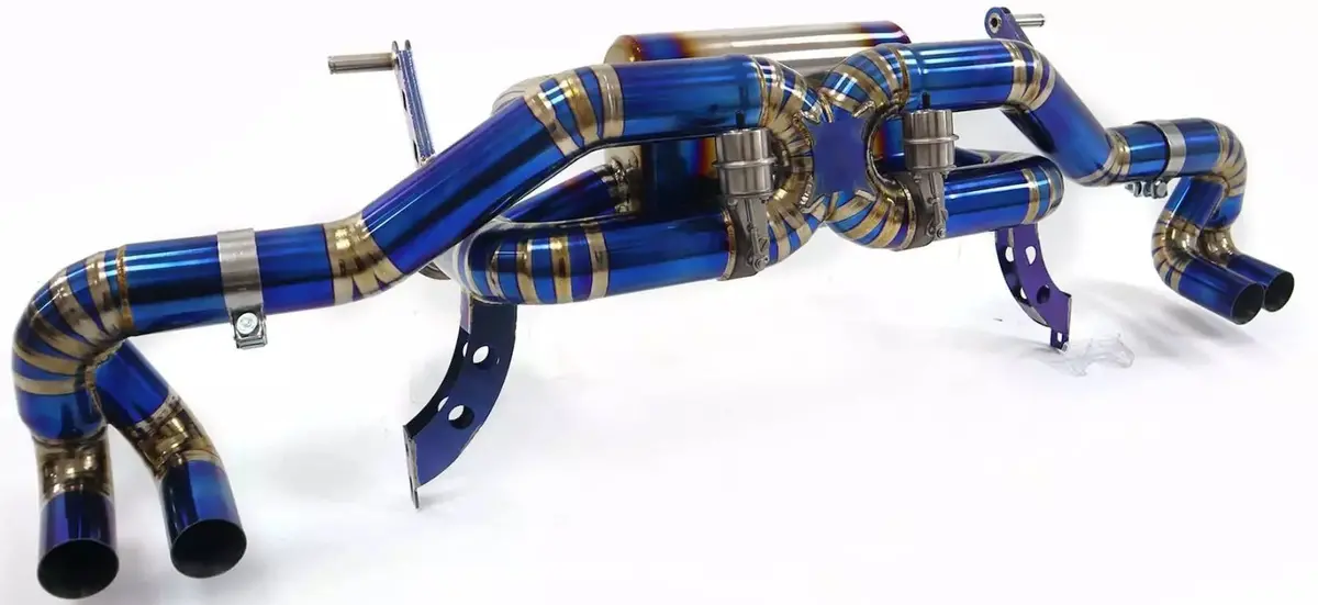 Performance Valved Titanium Exhaust Fits Lamborghini Gallardo Lp550 Lp560 Lp570 1