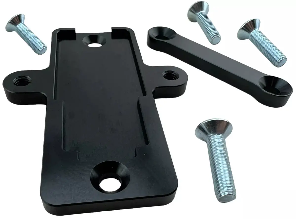 Billet Aluminum E85 Sensor Bracket Flex Fuel Mount Fits Gm 13577429 Aem 30-2200 1