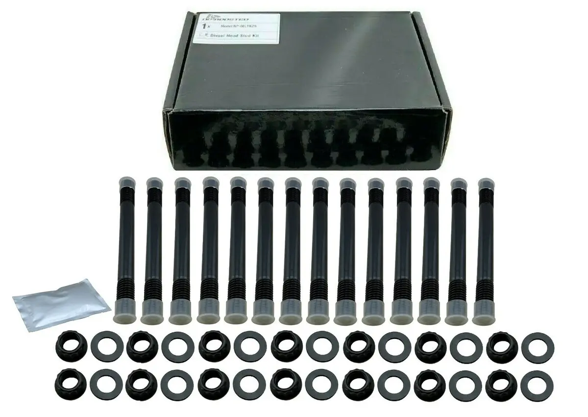 Block Main Stud Kit For 1989-1997 Dodge Ram Cummins Turbo Diesel 12V 5.9L 6Bt I6 1