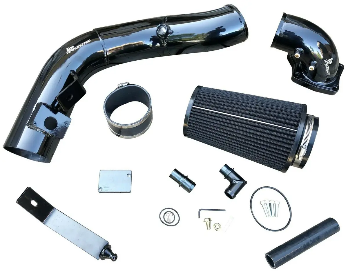 Intercooler Charge Pipe Elbow + Cold Air Intake For Ford 6.0L Powerstroke Diesel 1