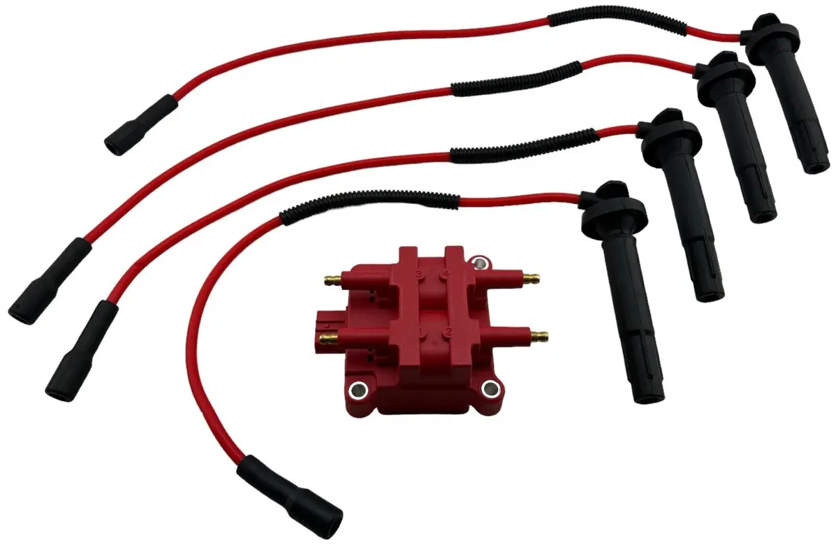 Ignition Coil Spark Plug Wire Set For 99-06 Outback Baja Forester Impreza Legacy 1