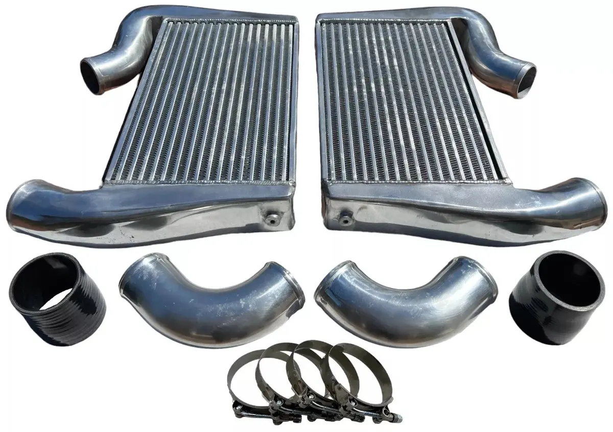 Upgraded High Performance Twin Intercooler Kit Fits Gtr R35 Vr38 3.8L Twin Turbo 1
