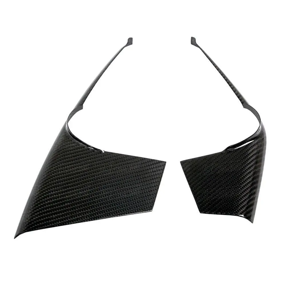Gloss Carbon Fiber Control Panel Cover Trim For 2007-16 R35 Gtr Right Hand Drive 1