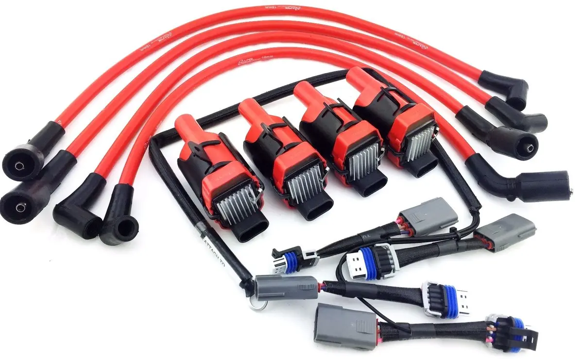 2004-2011 10Mm Wires Mazda Rx-8 Rx8 Adapter Wiring Harness Corvette Coil Packs 1