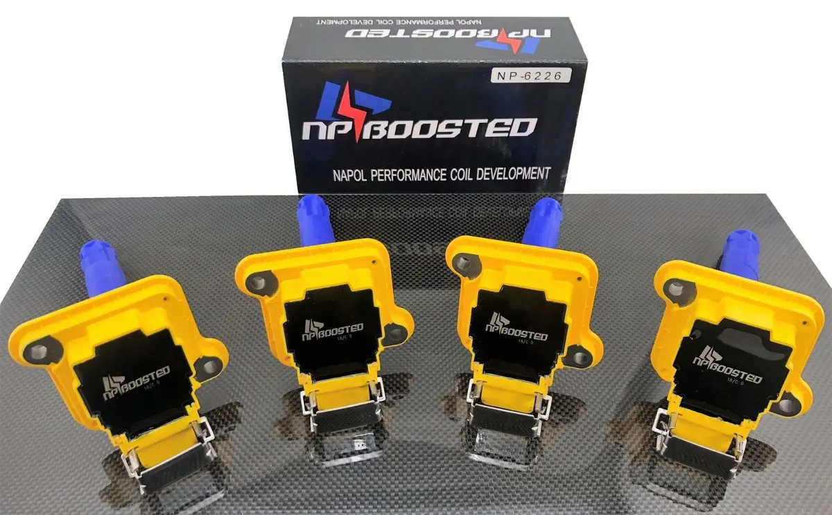 Pack Of 4 Ignition Coils Hi Output For Audi A3 A4 A6 A8 Vw Passat 1.8L 3.7L 4.2L 1
