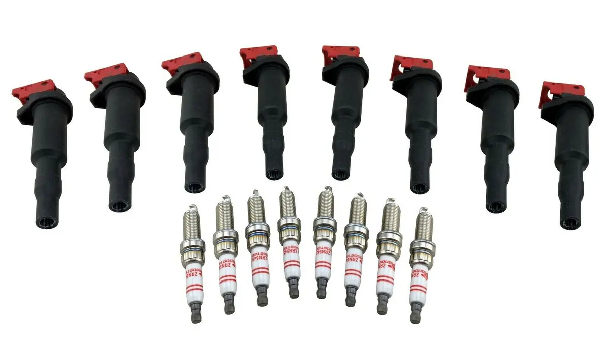 Ignition Coil Packs & Spark Plugs For 2010-2018 Bmw X5 X6 M M5 M6 S63 Twin Turbo 1