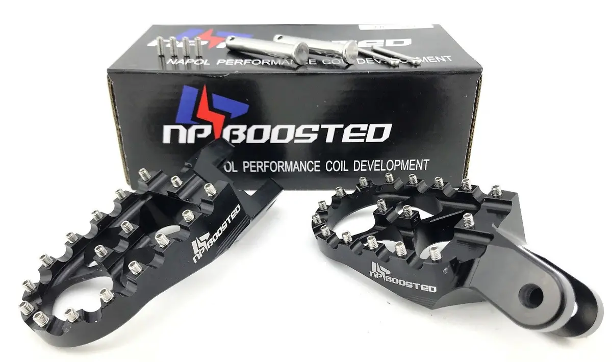 Adventure Sports Crf1000l Africa Twin Foot Pegs Wide Black Anodized Billet Alloy 1