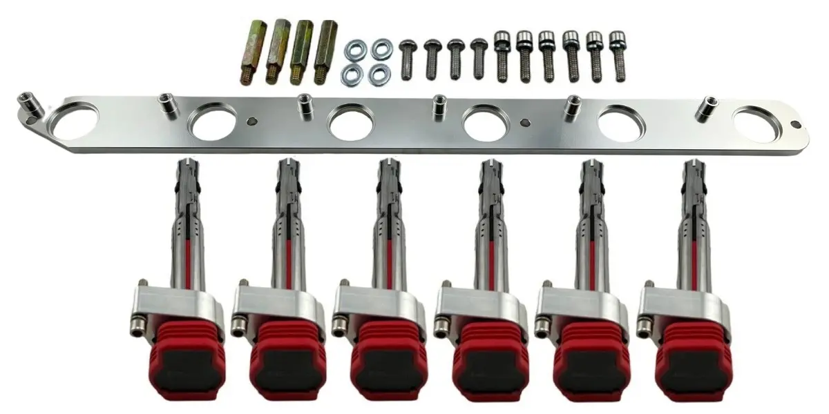 R8 Ignition Coil Pack Conversion Bracket 6 Coils For Supra Soarer Aristo 1Jz 2Jz 1