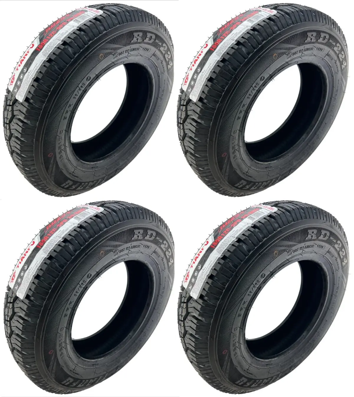 4 Tires 155R12 155/80R12 155 R12 For 12 Inch Rim Japanese Kei Mini Truck Jdm Van 1