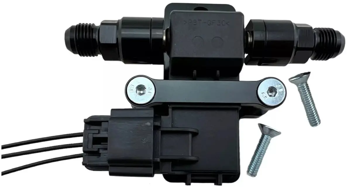 E85 Flex Fuel Sensor / Wire Harness / An6 Outlet Fittings / Bracket Adapter Kit 1
