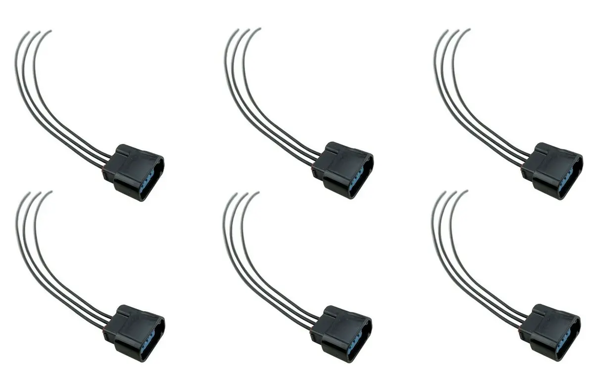 6 Ignition Coil Wire Harness Pigtail Clips For Verado Outboard 200-400Hp 6 Cyl 1