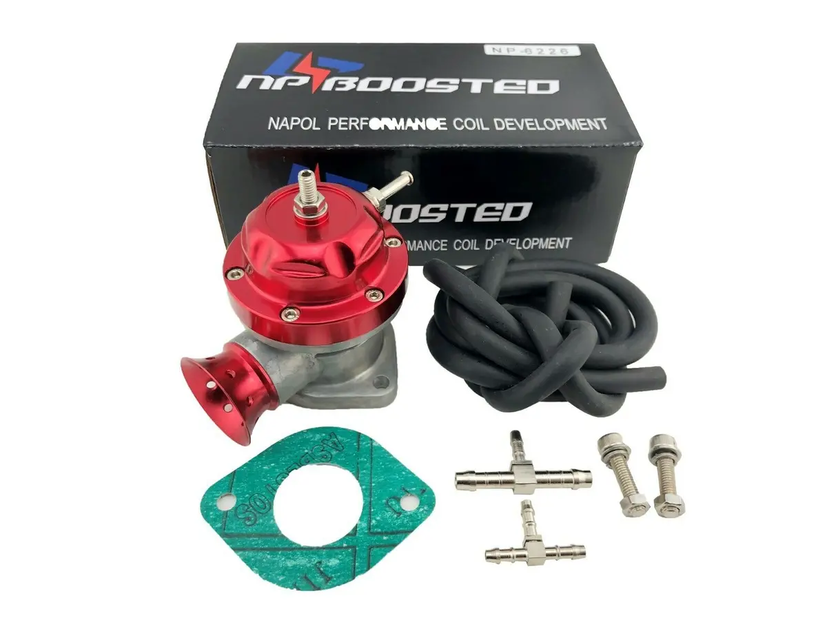 30 Psi Adjustable Blow Off Valve Bov Billet Aluminum Red Rs S Turbo Intercooler 1