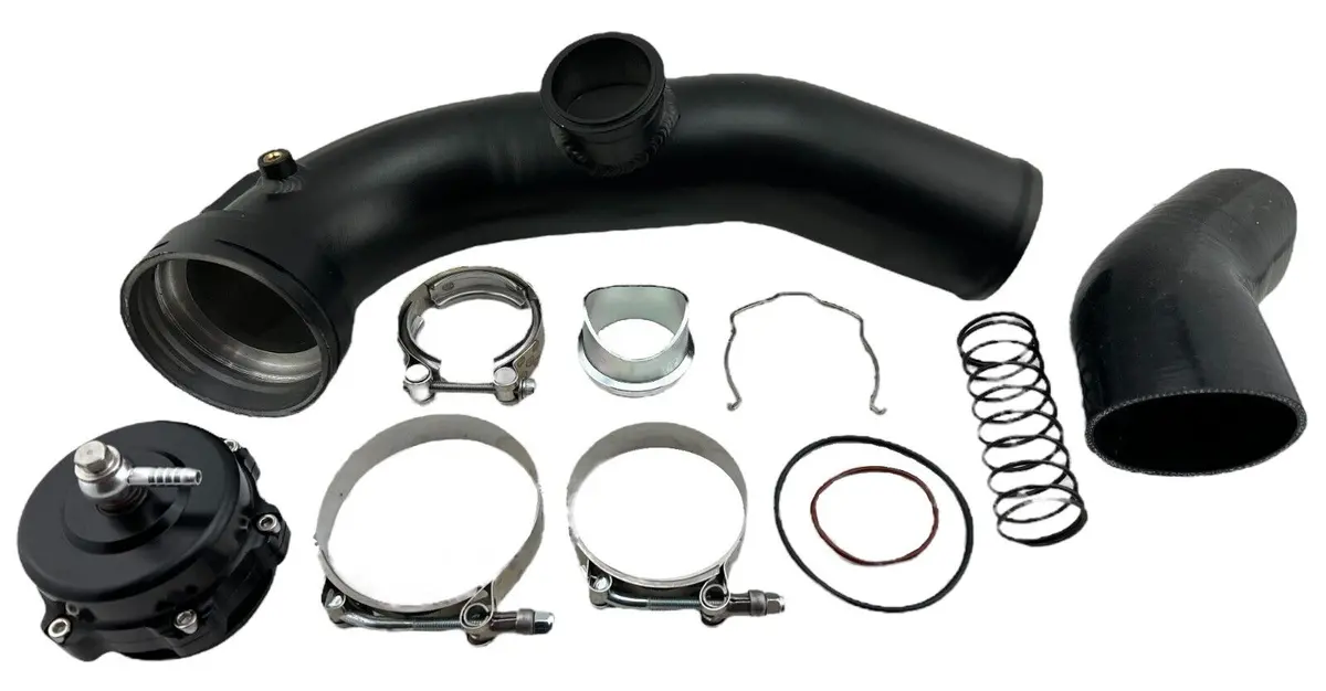 Fits Ff N54 Charge Pipe 50Mm Blow Off Valve Bov E84 E90 E92 E93 135I 335I 335Xi 1