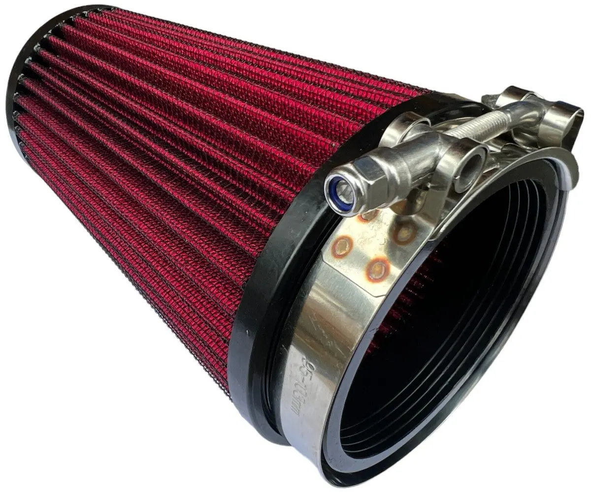 89Mm Inlet 178Mm Long 114Mm Width Universal Air Filter For R35 Gtr Upgrade Pipes 1