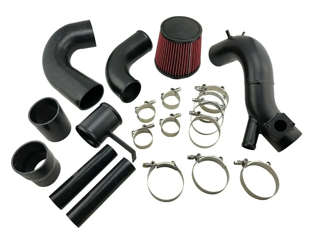 Black Cold Air Intake Kit & Filter For 2008-2015 Lancer Evolution X 2.0L Evo 10 1