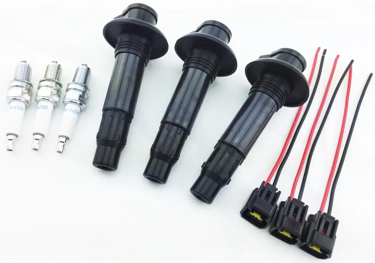 Sea-Doo 4-Tec Ignition Coils & Ngk Spark Plugs Pack Gtx Rxp Rxt Gti Gts Wake Gtr 1