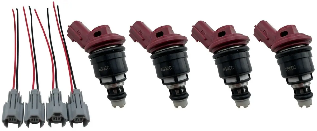 850Cc Side Feed Fuel Injectors For Forester Legacy Wrx Impreza Sti Ej20 Ej25 Jdm 1