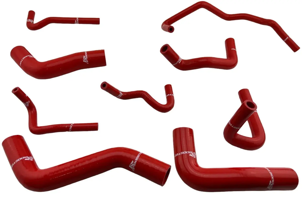 9 Red Silicone Heater Coolant Radiator Hose Fits 1989-97 Miata Mx5 Mx-5 Mk1 1.6L 1