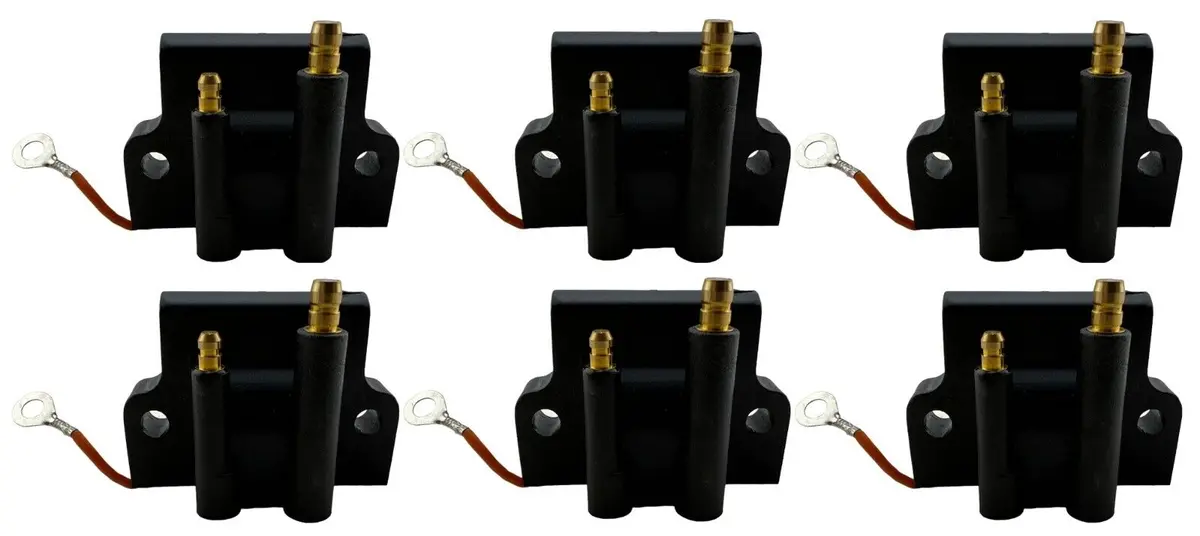 6 Ignition Coil Packs Fits 1984+Johnson Evinrude 1832508 185179 582508 150-300Hp 1