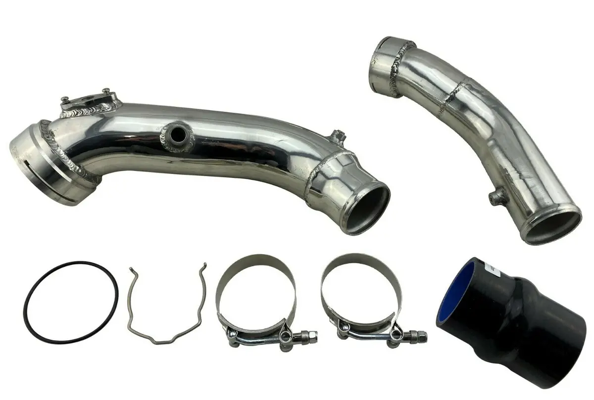 N55 Intercooler 3" Hard Pipe Kit + T Bolts + Coupler For M135i M235i 335I 435I 1
