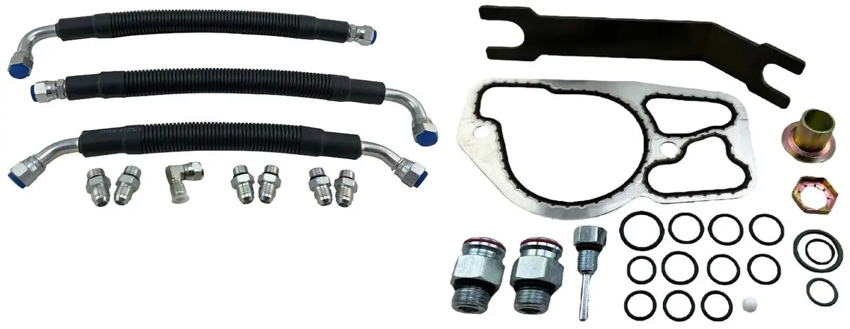Hpop High Pressure Oil Pump Repair Kit + Hose Lines For 1999-03 Powerstroke 7.3L 1