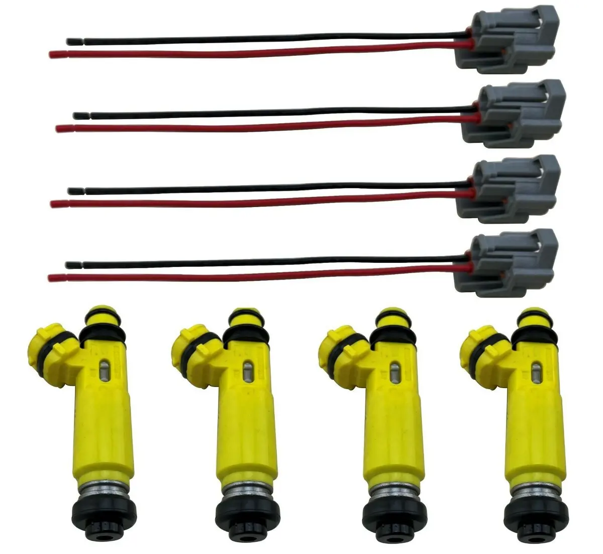 4 Fuel Injectors For 04-08 Mazda Rx-8 Rx8 Miata Mx5 Mx-5 Rx7 Top Feed E85 425Cc 1