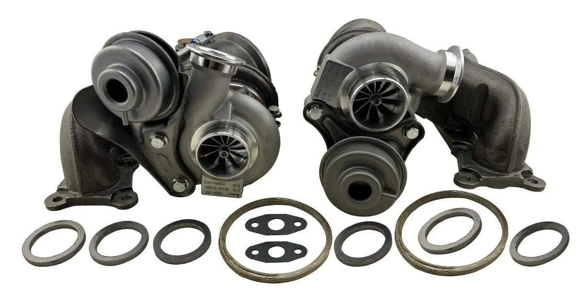 900Hp Billet 6+6 Td04-19T Twin Turbos Fits E90 E92 E93 135I 335I 335Xi 3.0L N54 1