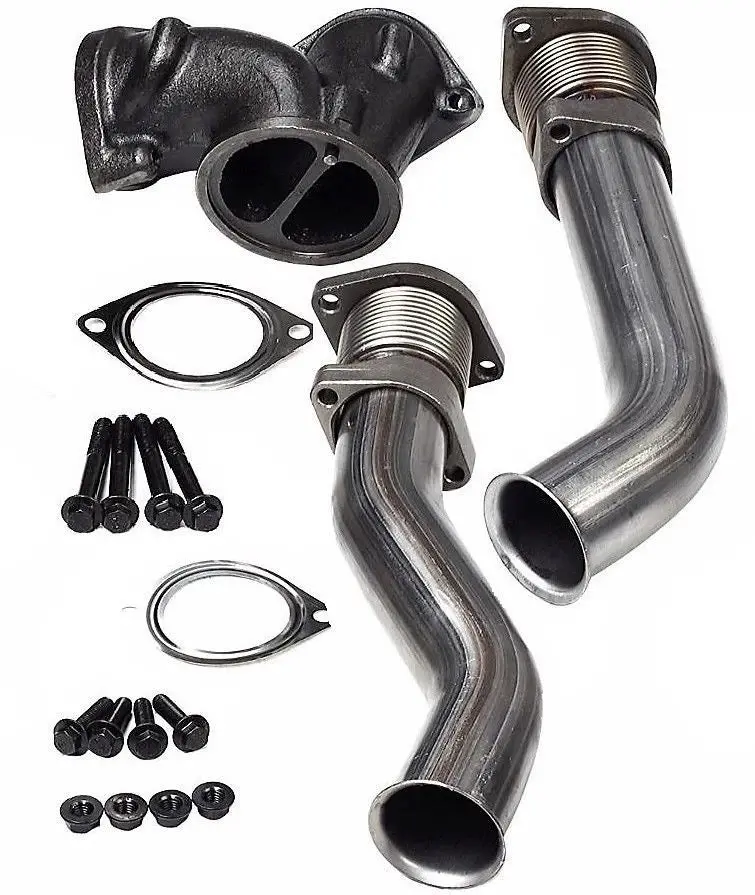 Turbocharger Up Pipe Kit Fits 1999.5-2003 7.3 Powerstroke Turbo Diesel 7.3L V8 1