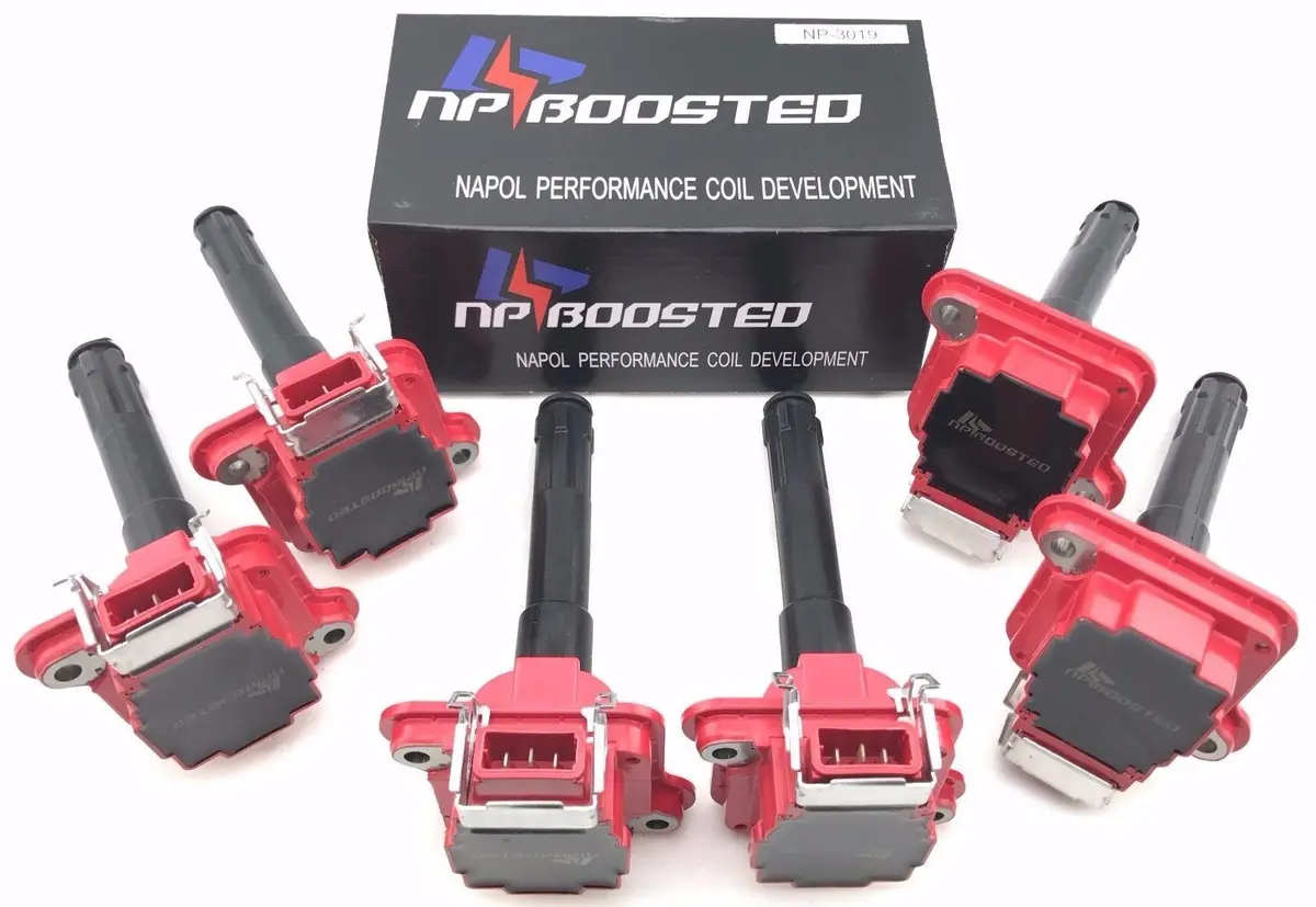6 Pcs 2000-05 Ignition Coil Packs Turbocharged Audi S4 A6 Allroad Quattro V6 2.7 1