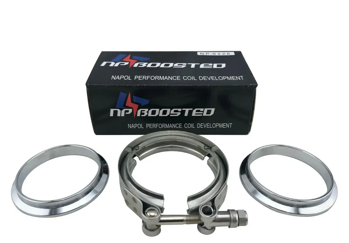 V-Band Flange 3 Inch Clamp Kit Male Female V Band Turbo Outlet Exhaust 3" Vband 1