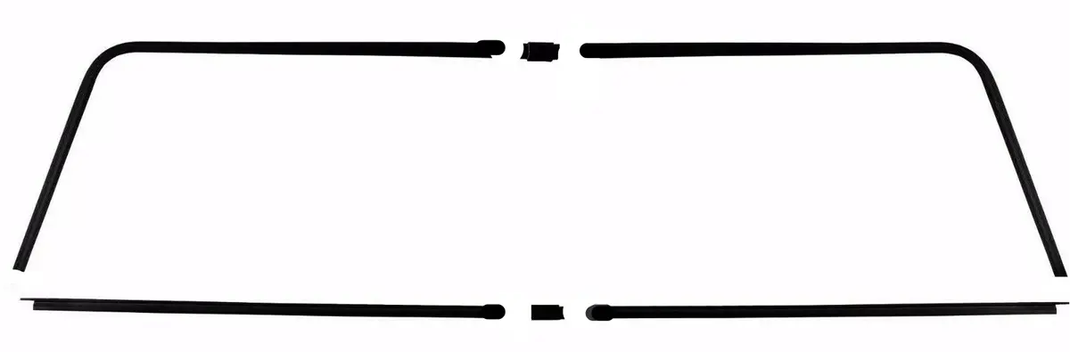 Inside Rear Window Trim, 6Pcs 64-67 Elcamino 1