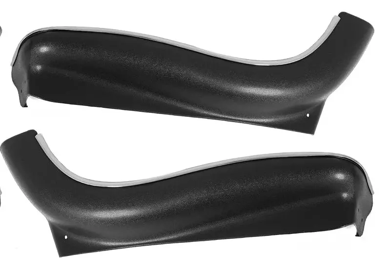 Bucket Seat Lower Panels, Black Pr 68-72 A-X-B-Body 1