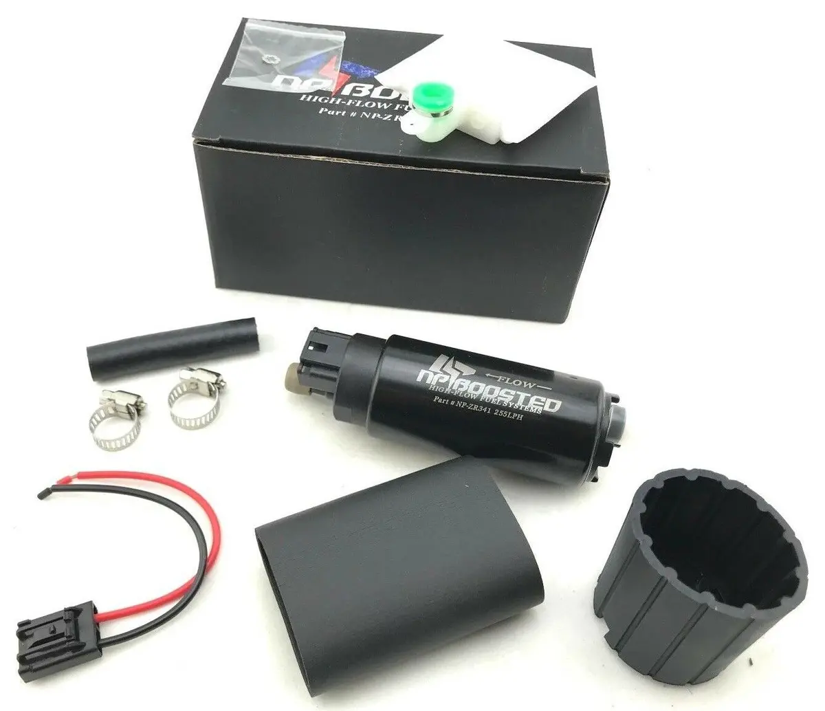 Hi Flow 255Lph Fuel Pump For Lancer Evolution Evo 5 6 7 8 9 Install Kit 400-766 1