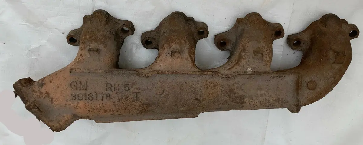 Exhaust Manifold, Rh Used 396 68-70 Chevy, No Smog Holes, 1