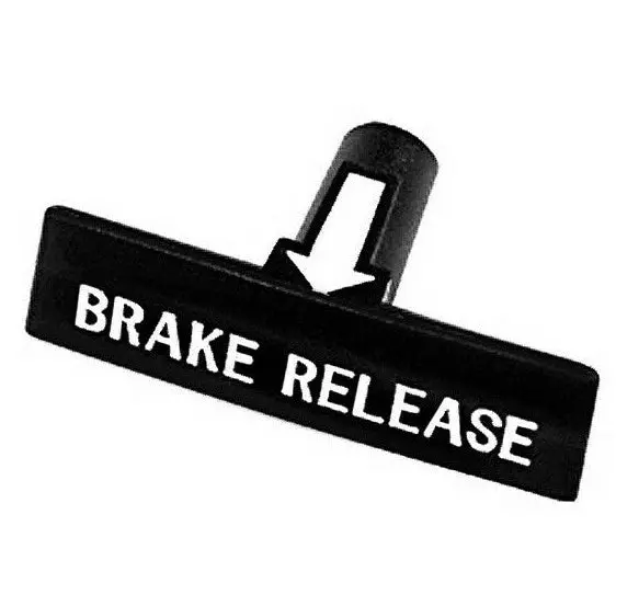 Park Brake Release Handle, 64-7 A-Body 61-7 B-Body, Has Arrow On It 1