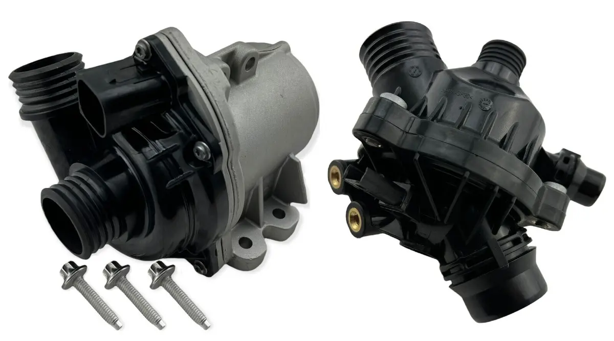 Water Pump + Thermostat + Housing Kit For N54 135I 335I 535I Awd X6 Z4 Turbo 3L 1