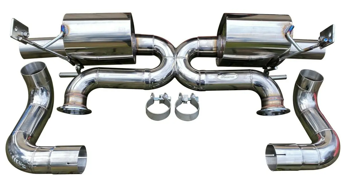 Track Edition Dual 2.75" X Pipe Catback Exhaust System For R8 2008-2015 4.2L V8 1